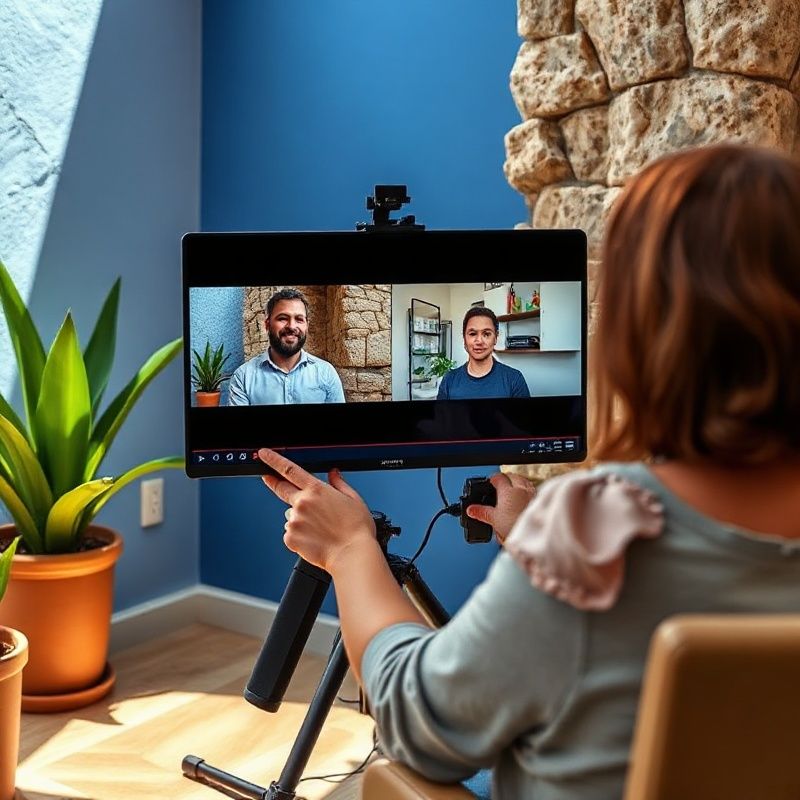 Mentor i polaznik u video pozivu jedan-na-jedan
